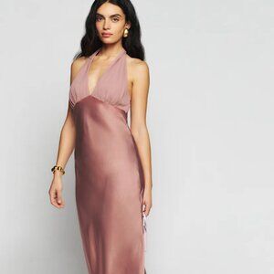 Reformation Wyn Silk Dress
